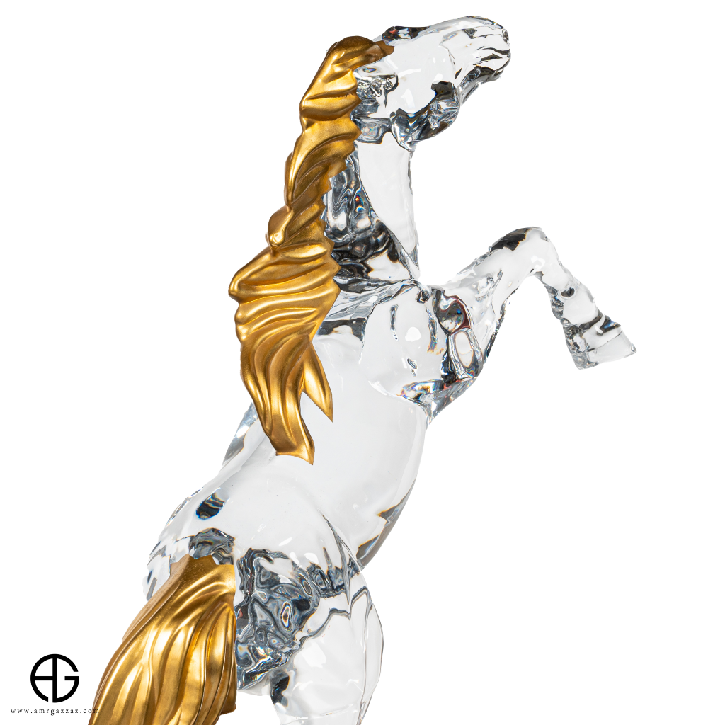 Daum limited edition – Grand Crystal clear Horse – Amr Gazzaz Store