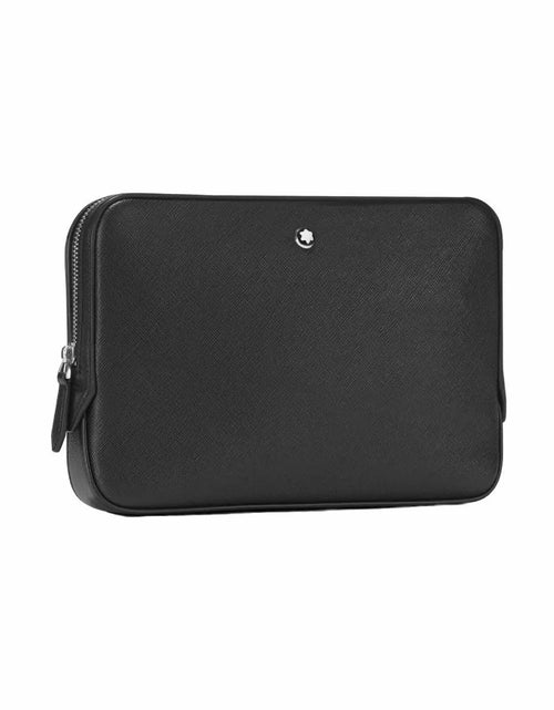 تحميل الصورة إلى عارض المعرض، Montblanc Sartorial Mini Messenger Bag Black Leather
