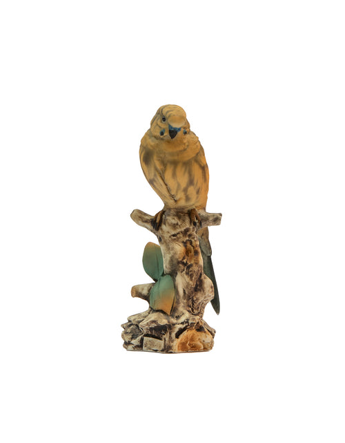 Load image into Gallery viewer, Vintage napoli capidomente brown birds with peache roses

