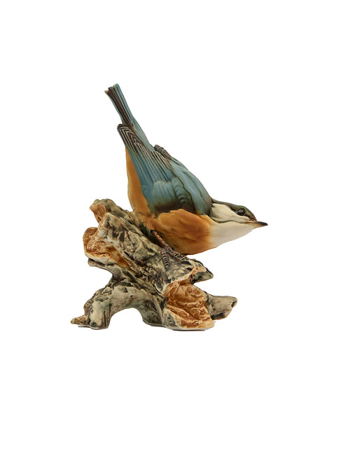 Load image into Gallery viewer, Vintage napoli capidomente birds on branch roses
