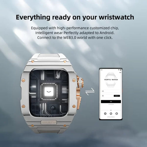 Load image into Gallery viewer, METAWATCH DIAMOND SMARTWATCH – WHITE STRAP
