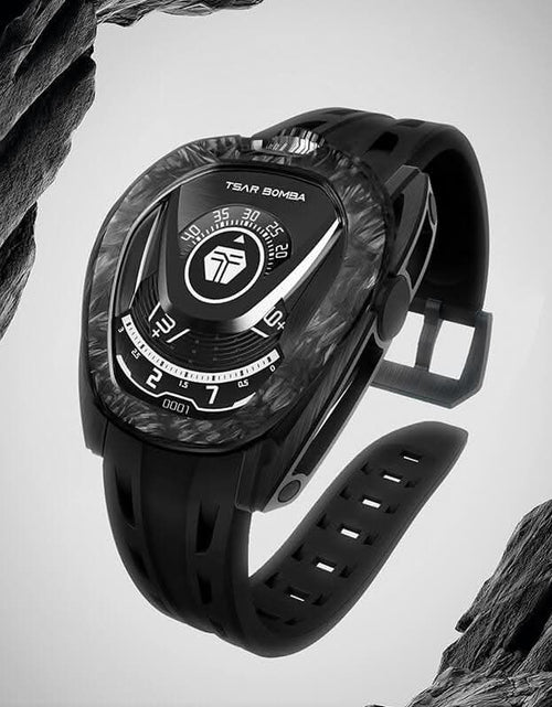 Load image into Gallery viewer, Reactor-Interchangeable Automatic Watch Carbon Fiber Black
