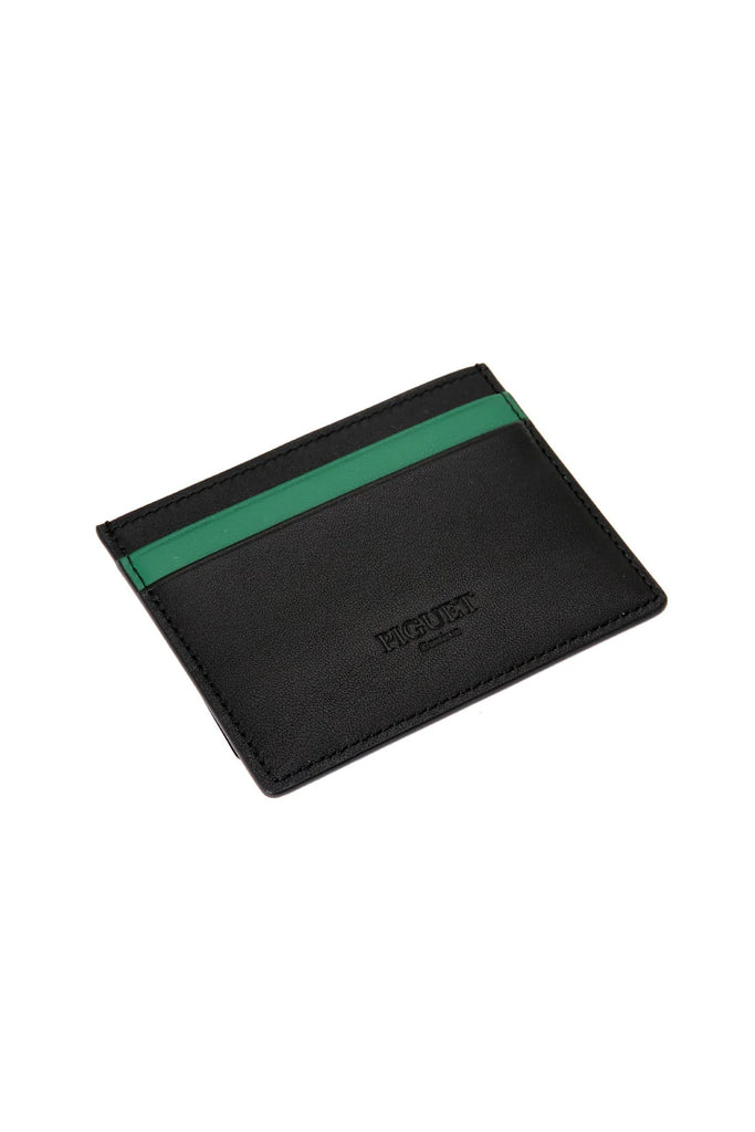 Piguet Marbre Vert Leather Card Holder