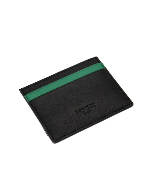 Load image into Gallery viewer, Piguet Marbre Vert Leather Card Holder
