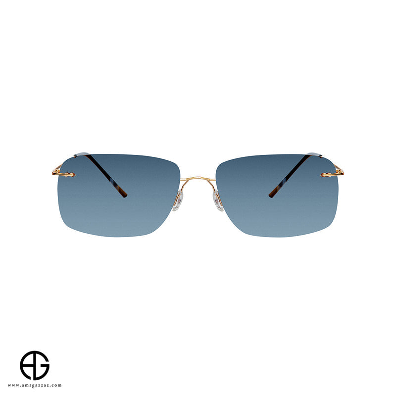 Rimless Gradient Sunglasses