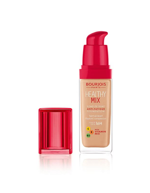 Load image into Gallery viewer, Bourjois Healthy Mix Anti-Fatigue Foundation 55 Dark Beige
