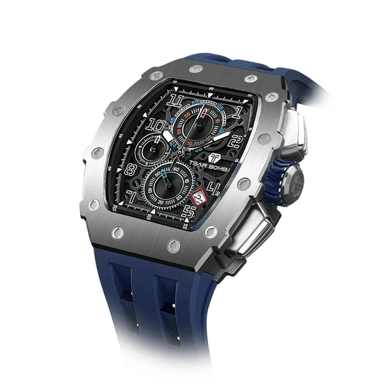 Elemental Series-Calendar Version TB8204Q Silver Blue