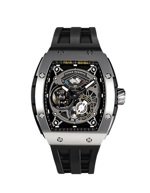 Load image into Gallery viewer, Elemental Series-Automatic Watch TB8210A Silver Black
