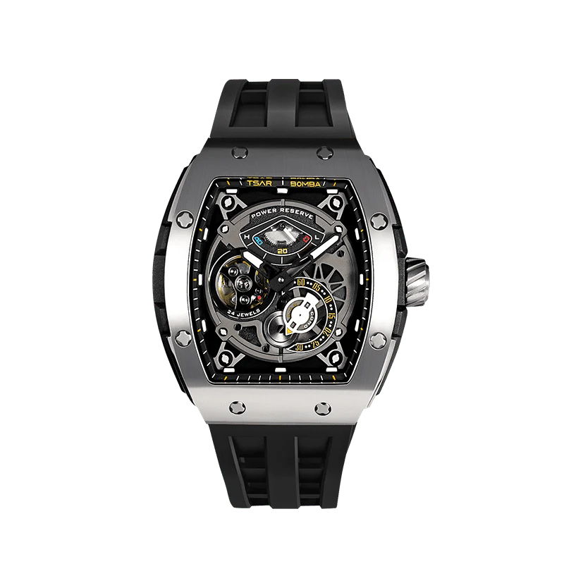 Elemental Series-Automatic Watch TB8210A Silver Black