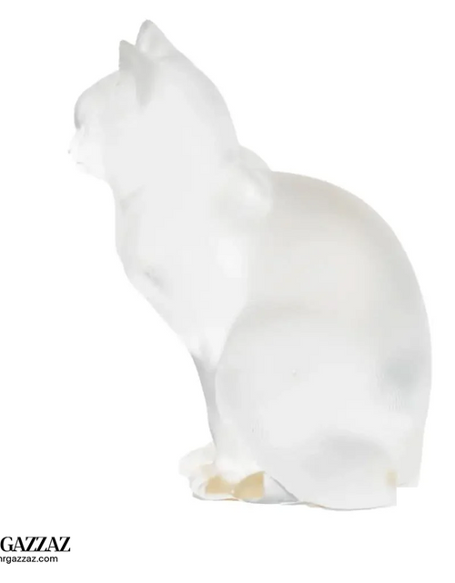 Load image into Gallery viewer, Crystal Lalique France Seated Cat
