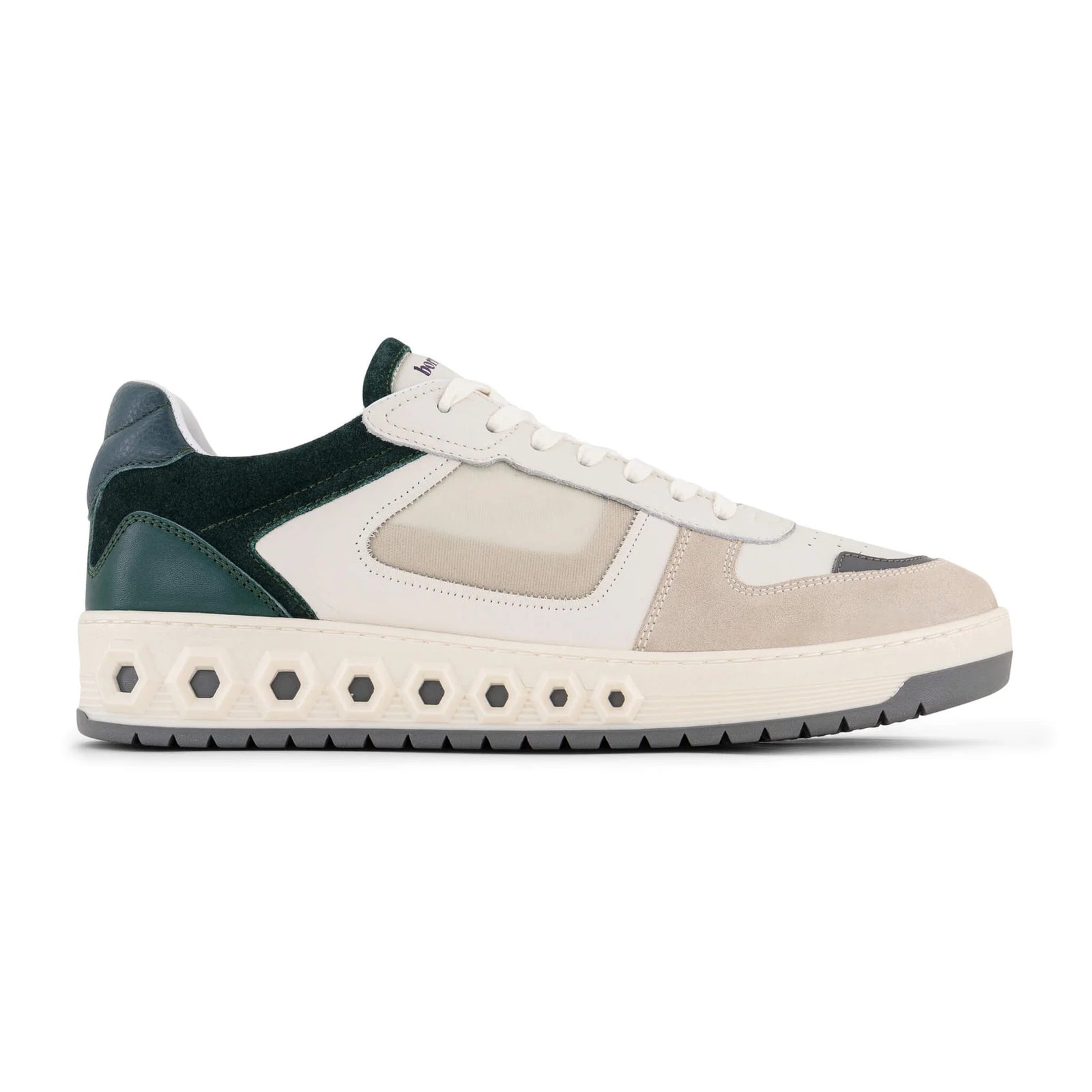 Sneaker 001 - White & Aurora Green | The most comfortable luxury sneaker