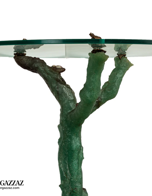 Load image into Gallery viewer, Daum France Pate-De-Verre Frog Table
