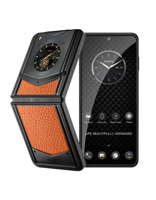 Load image into Gallery viewer, VERTU® IRONFLIP CALFSKIN SERIES-DAWNING ORANGE
