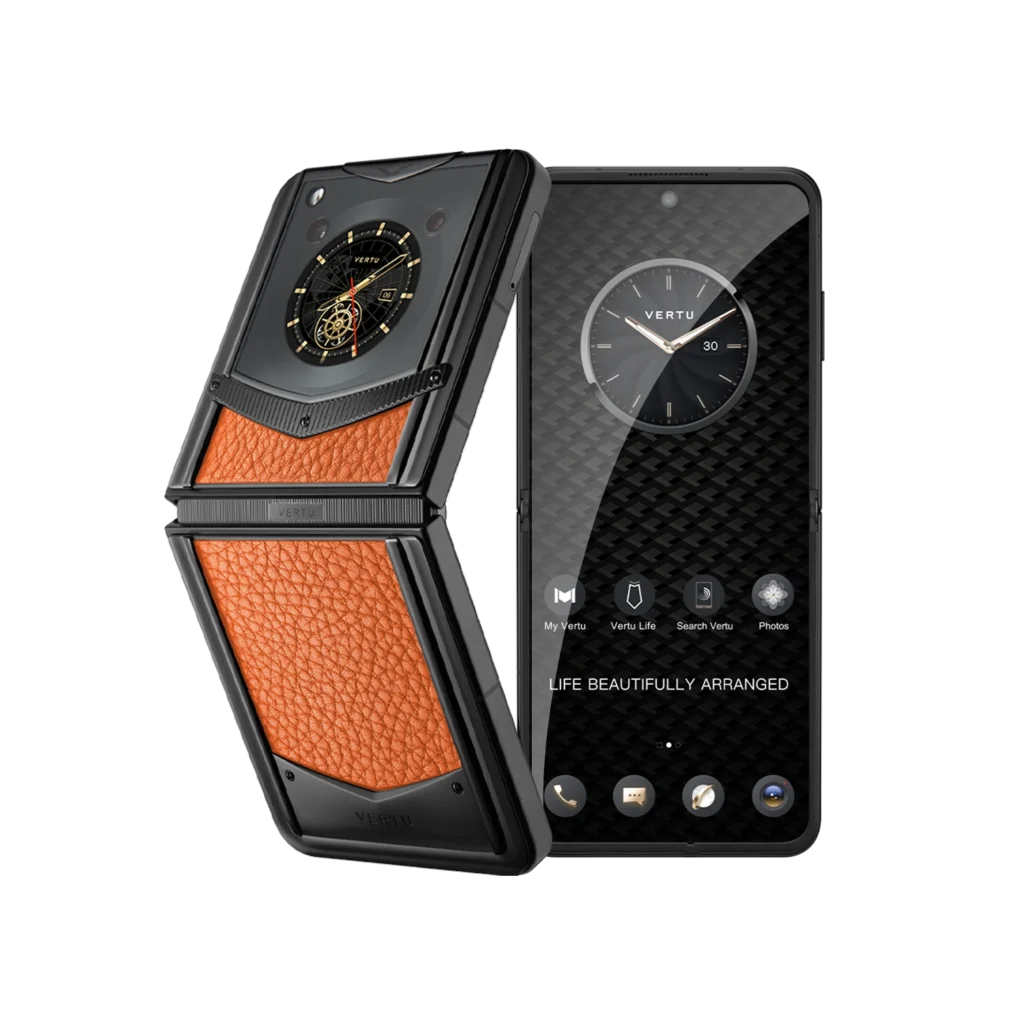 VERTU® IRONFLIP CALFSKIN SERIES-DAWNING ORANGE