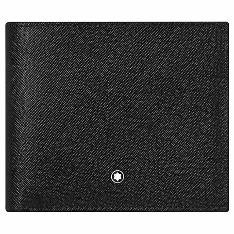 Montblanc Sartorial Wallet 4Cc With View Pocket Black