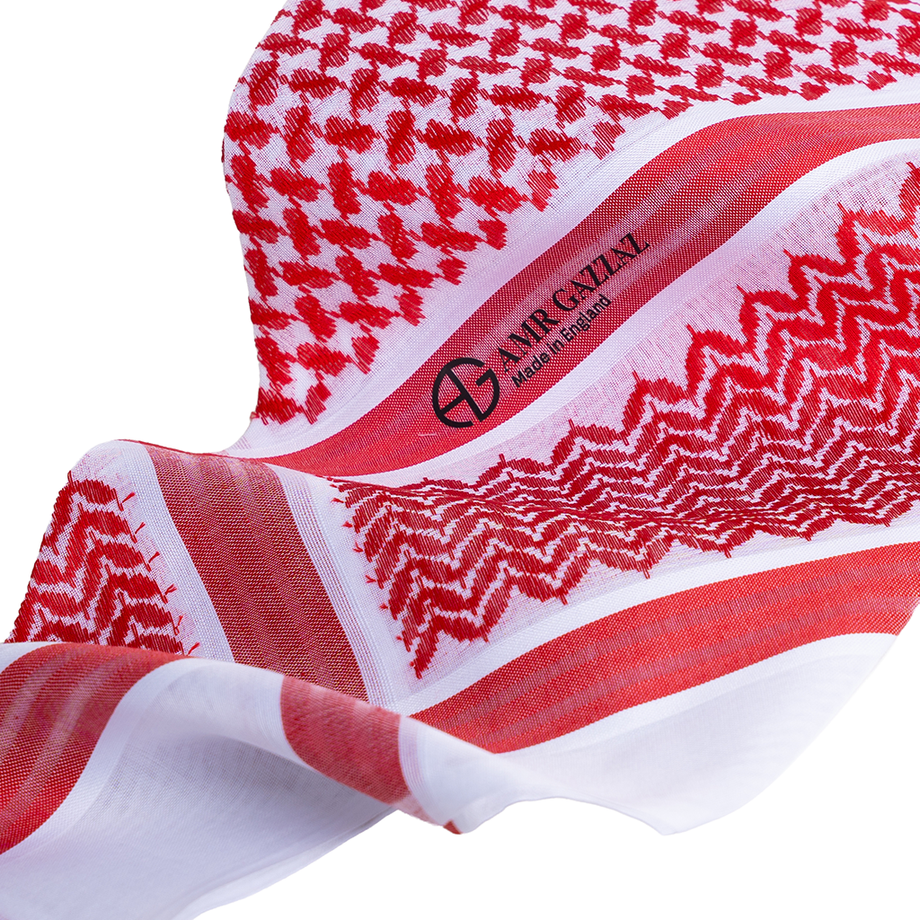 Amr Gazzaz English Shemagh classic red new special 2026 RED 10/6