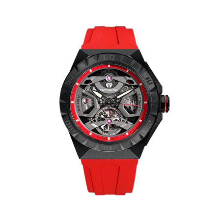 ساعة Elemental Series-Automatic TB8804A باللون الأحمر