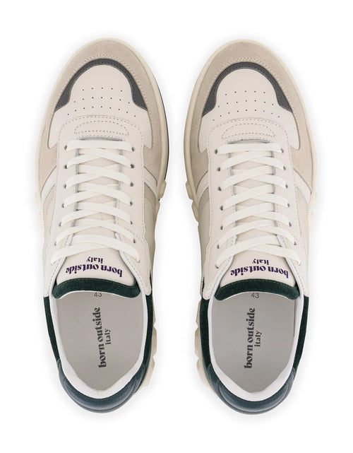 تحميل الصورة إلى عارض المعرض، Sneaker 001 - White &amp; Aurora Green | The most comfortable luxury sneaker
