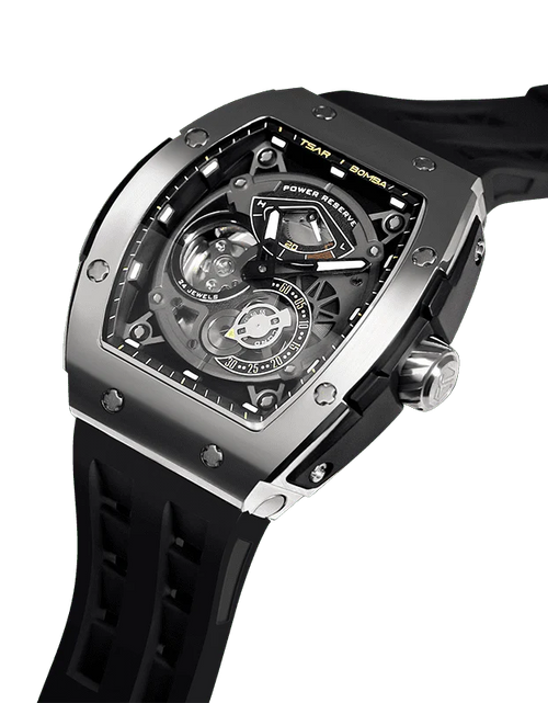 Load image into Gallery viewer, Elemental Series-Automatic Watch TB8210A Silver Black
