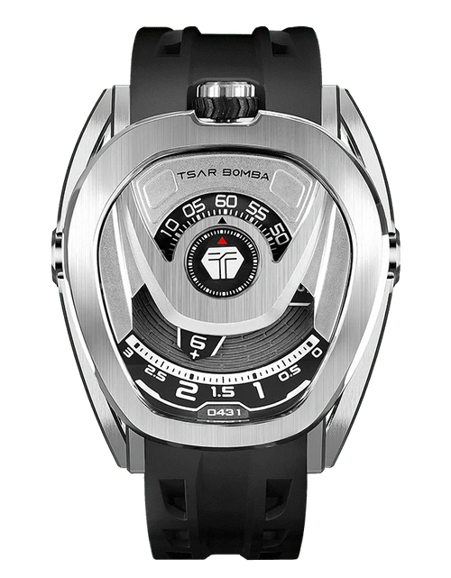 Load image into Gallery viewer, Reactor-Interchangeable Automatic Watch Silver Black
