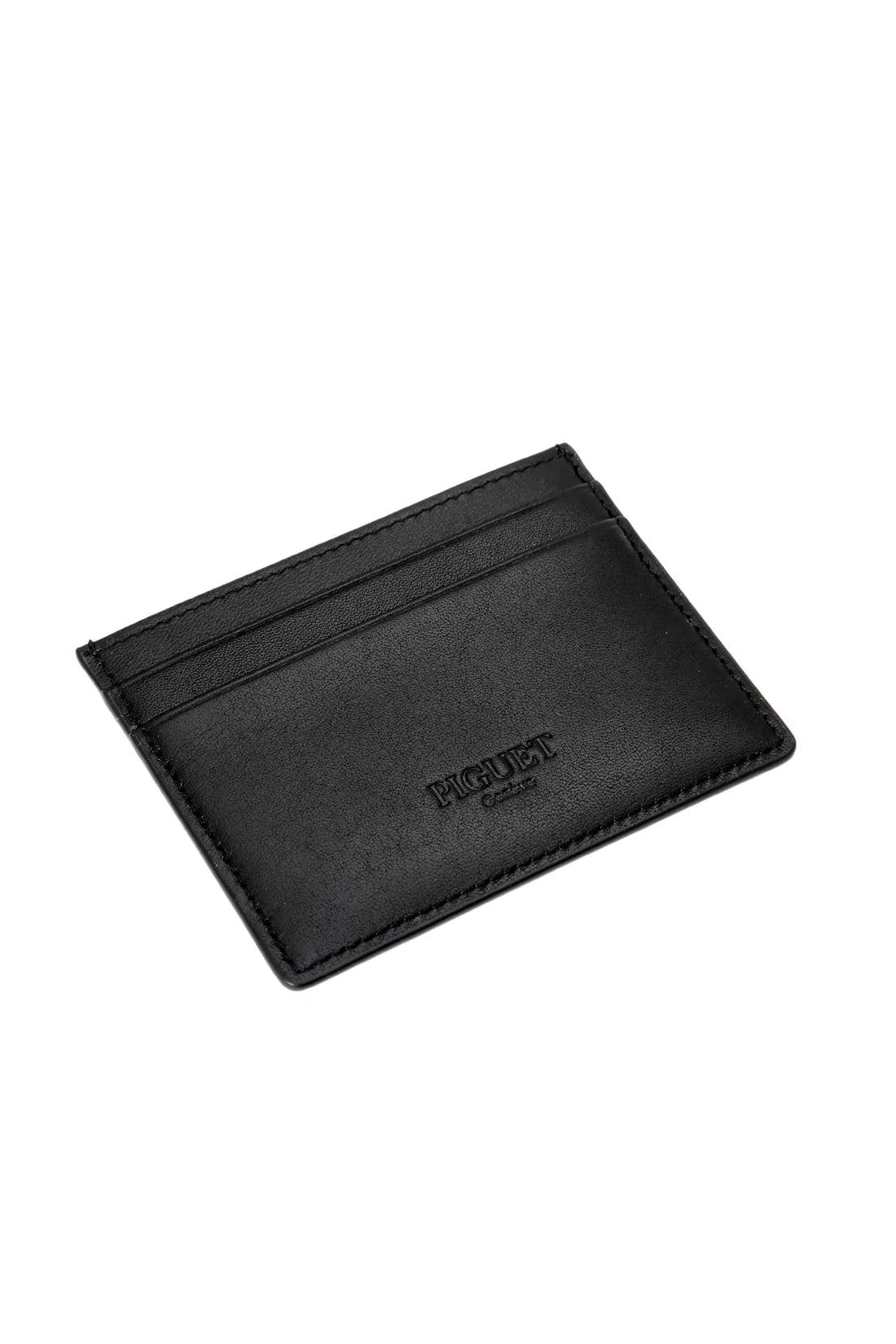 Piguet Noir Leather Card Holder