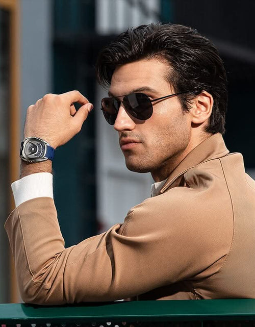 Load image into Gallery viewer, Reactor-Interchangeable Automatic Watch Silver Blue
