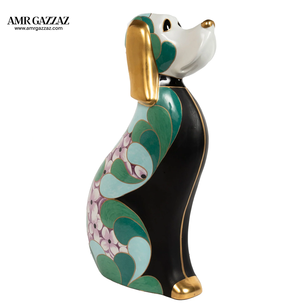 Manifattura Artistica Le Porcellane dog from Firenze