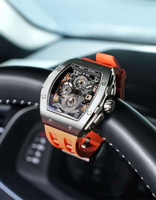 Load image into Gallery viewer, Elemental Series-Quartz Watch TB8211Q Silver Orange
