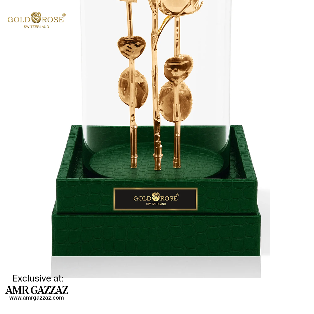 IMPERIAL TRINITY "24K GOLD, EMERALD CROCO"