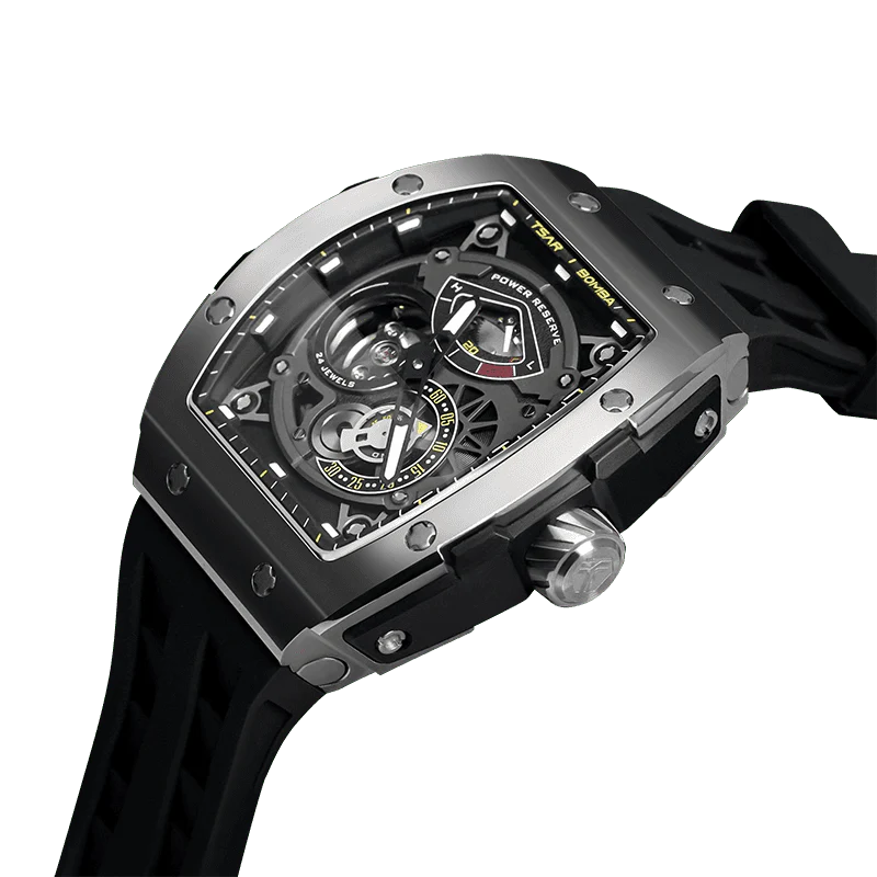Elemental Series-Automatic Watch TB8210A Silver Black