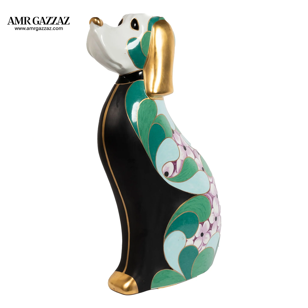 Manifattura Artistica Le Porcellane dog from Firenze