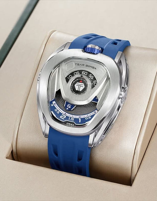 Load image into Gallery viewer, Reactor-Interchangeable Automatic Watch Silver Blue
