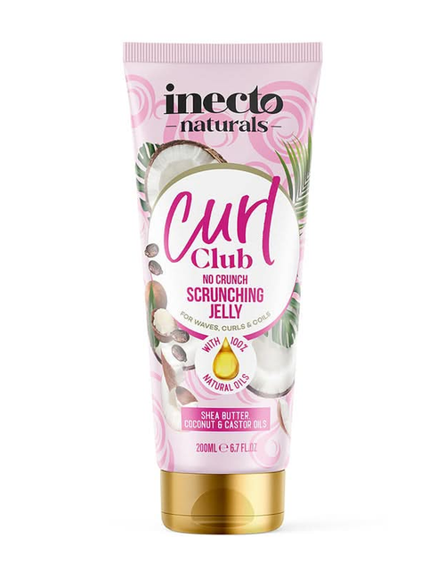 Load image into Gallery viewer, Inecto Naturals Curl Club No Crunch Scrunching Jelly 200ml
