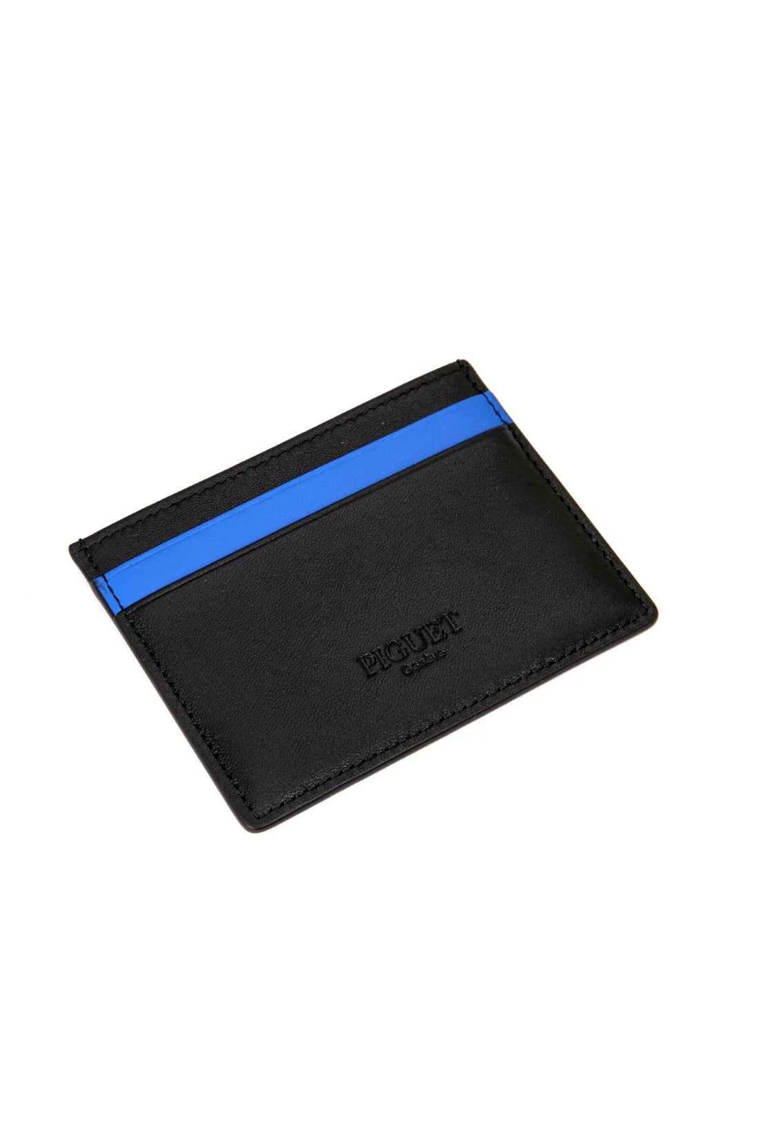 Piguet Océan Bleu Leather Card Holder