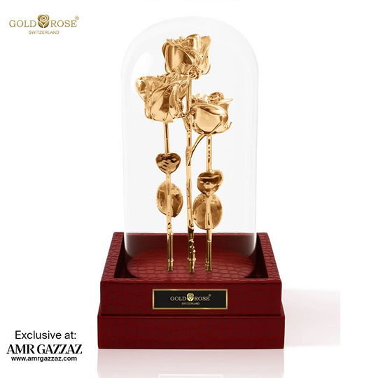 IMPERIAL TRINITY "24K GOLD, ROUGE CROCO"