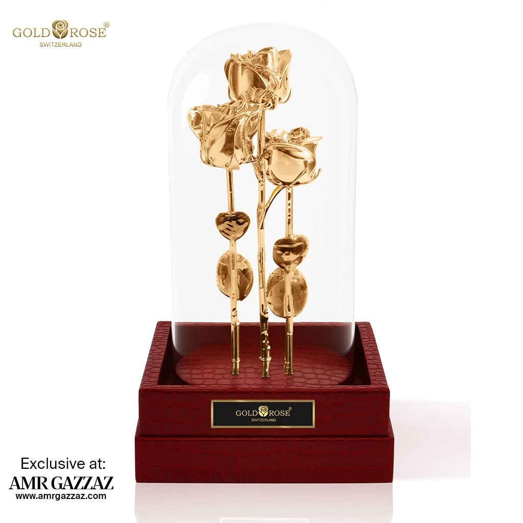 IMPERIAL TRINITY "24K GOLD, ROUGE CROCO"
