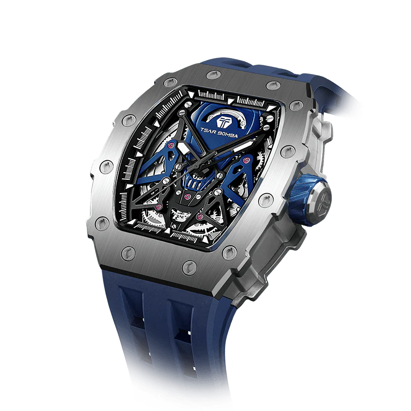 Elemental Series-Automatic Watch TB8207A Silver Blue