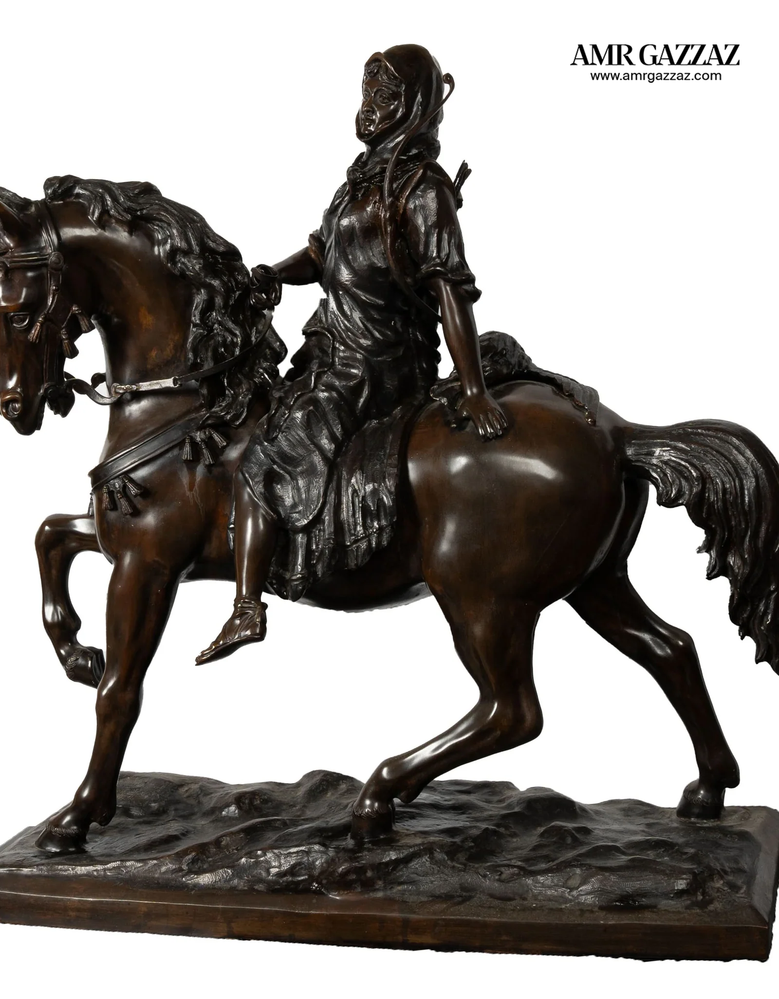 luxury solid bronze florence Statue third
