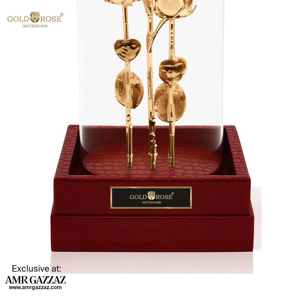 IMPERIAL TRINITY "24K GOLD, ROUGE CROCO"