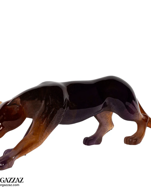 Load image into Gallery viewer, DAUM amber panther numbered edition
