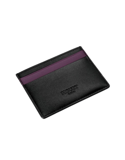 Load image into Gallery viewer, Piguet Amour Violet Leather Card Holder
