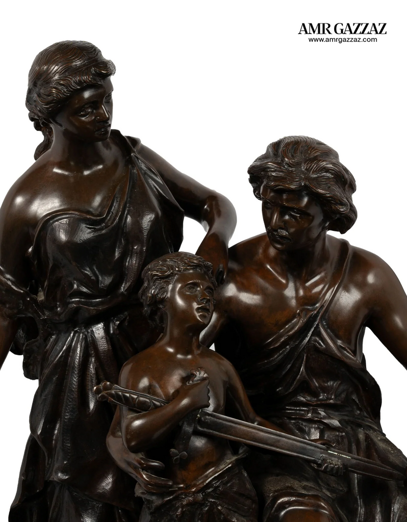 luxury solid bronze Florence Statue second