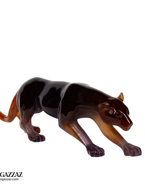 Load image into Gallery viewer, DAUM amber panther numbered edition
