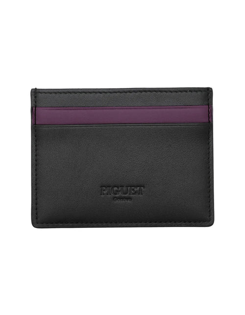 Load image into Gallery viewer, Piguet Amour Violet Leather Card Holder
