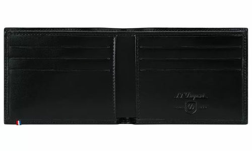 تحميل الصورة إلى عارض المعرض، S.T. Dupont D wallet for men 6cc black leather
