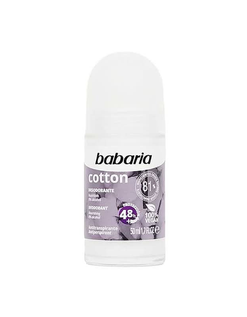 Load image into Gallery viewer, Babaria Cotton roll-on deodorant 50ml
