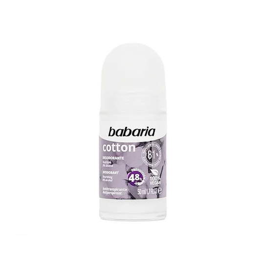 Babaria Cotton roll-on deodorant 50ml
