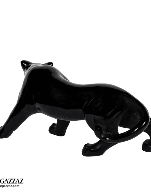 Load image into Gallery viewer, Daum Black Panther Pate de Verre Glass
