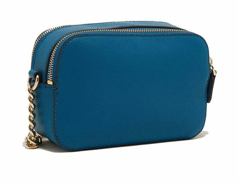 Guess Noelle Camera Crossbody Bag Blue