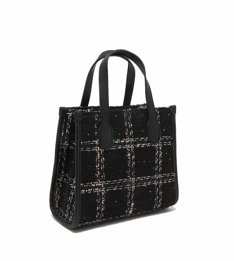 Guess Silvana Logo Detailed Mini Tote Bag